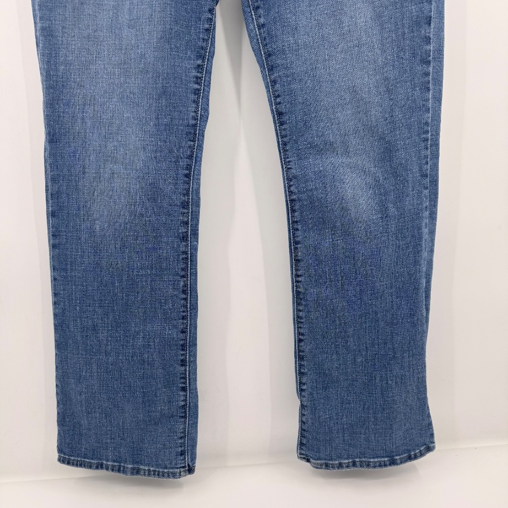 Levis Jeans Women 33 Blue Curvy Bootcut Denim Stretch Mid Rise Medium Wash - Picture 4 of 14